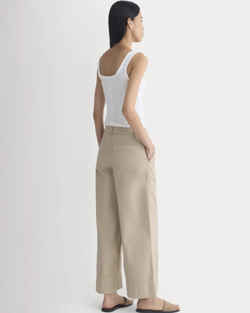 Seamed Wide-Leg Pant