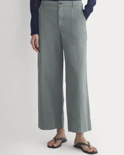 Seamed Wide-Leg Pant