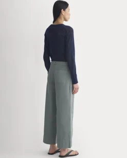 Seamed Wide-Leg Pant