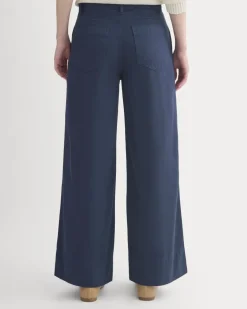 Seamed Wide-Leg Pant