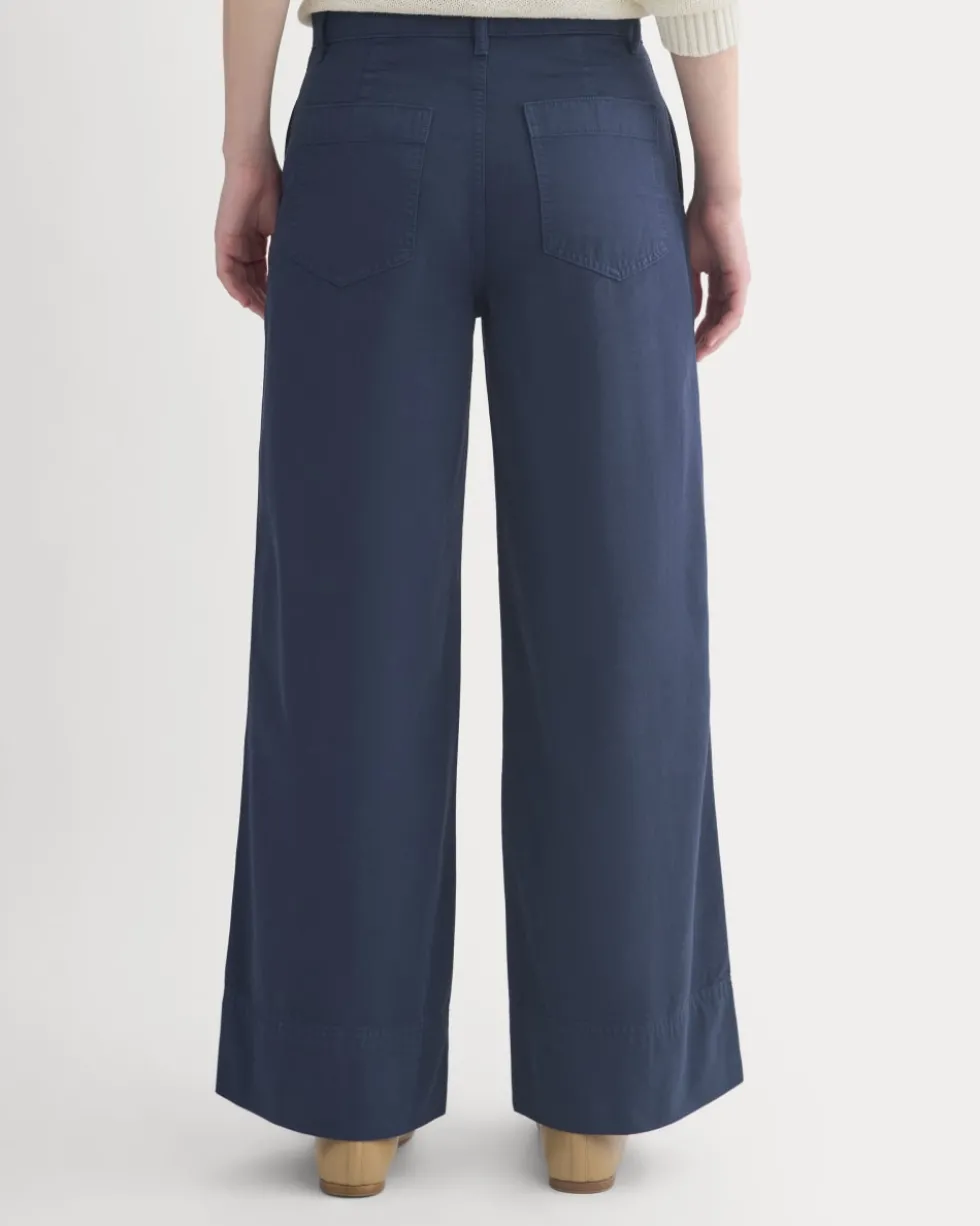 Seamed Wide-Leg Pant