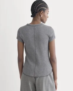 Shrunken Tee in Cozy Waffle
