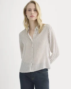 Shrunken Top in Washable Silk
