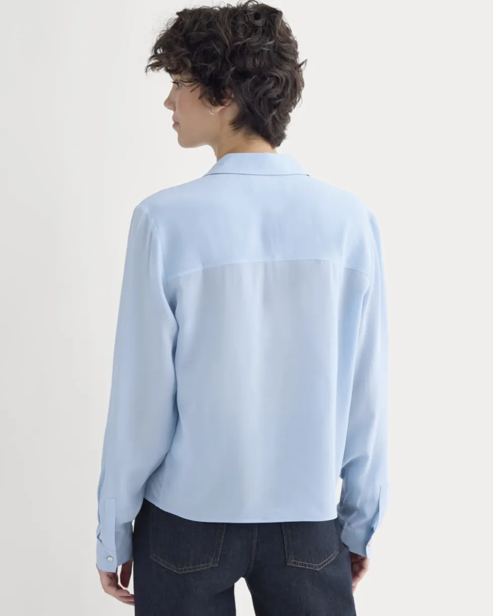 Shrunken Top in Washable Silk