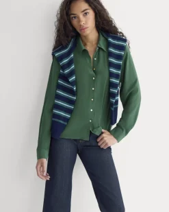 Shrunken Top in Washable Silk