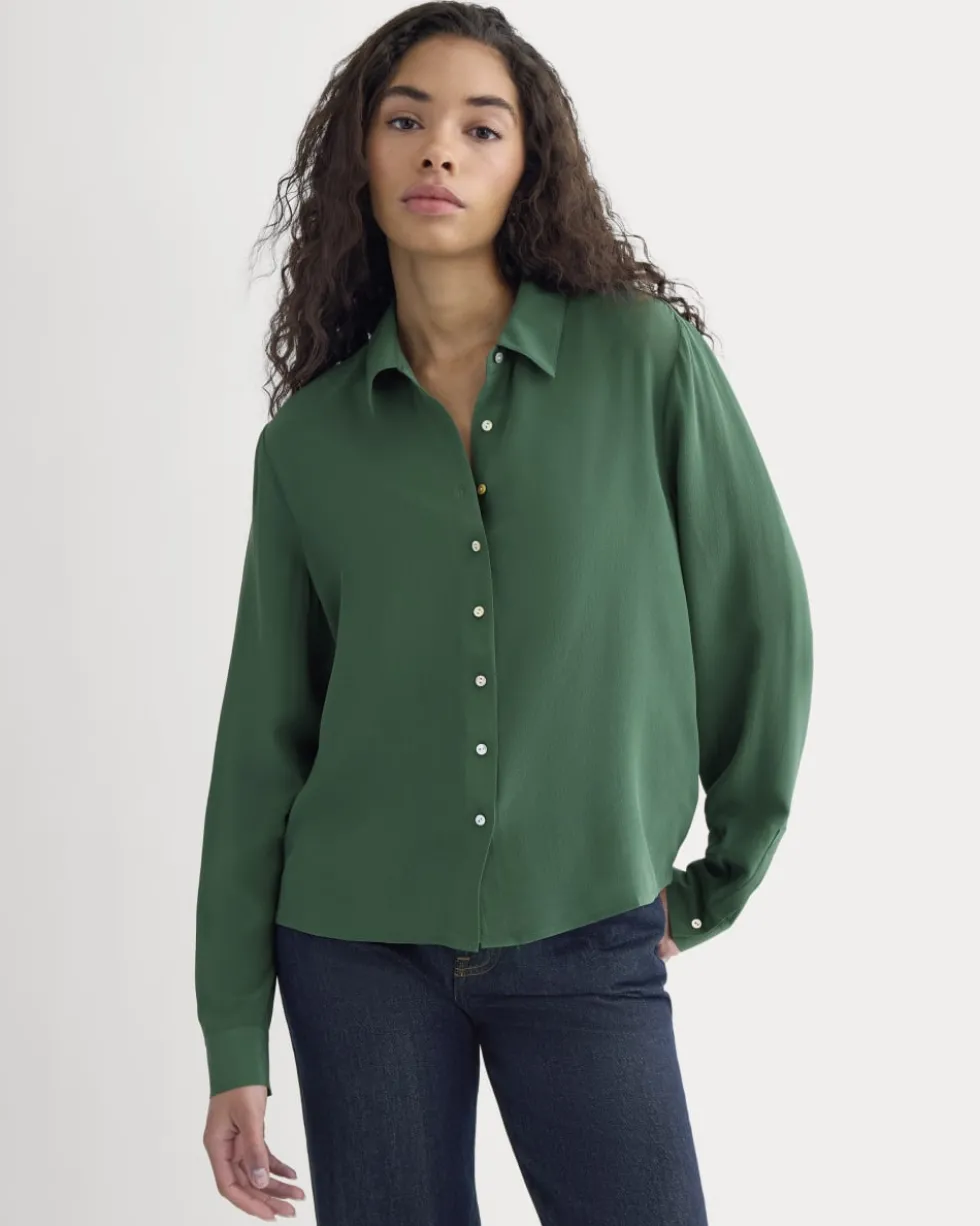 Shrunken Top in Washable Silk