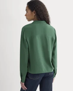 Shrunken Top in Washable Silk