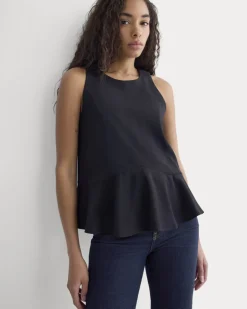 Sleeveless Peplum Top