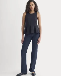 Sleeveless Peplum Top