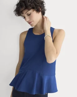 Sleeveless Peplum Top