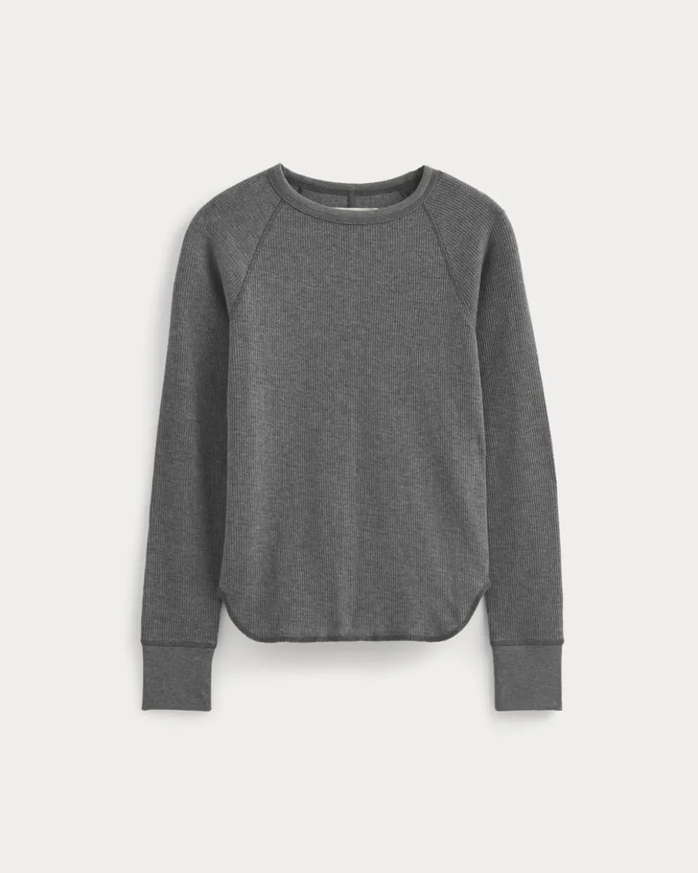 Slim-Fit Crew in Cozy Waffle