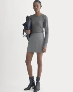 Slim-Fit Crew in Cozy Waffle