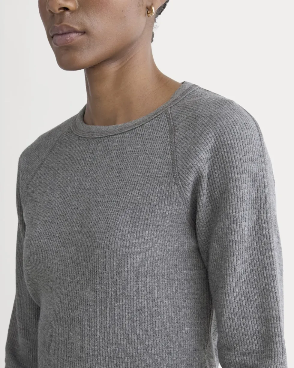 Slim-Fit Crew in Cozy Waffle