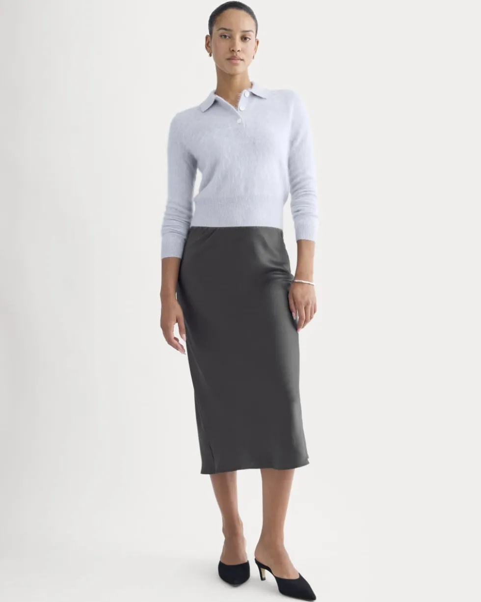 Slip Skirt in Silk Charmeuse