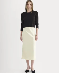 Slip Skirt in Silk Charmeuse