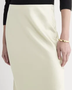 Slip Skirt in Silk Charmeuse