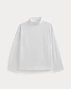 Slouchy Turtleneck In Essential Cotton