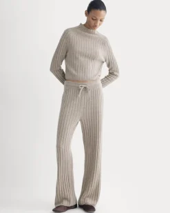 Straight-Leg Pant in Wool Cashmere