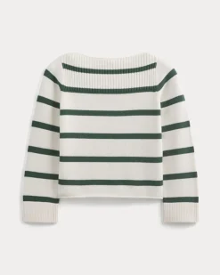 Striped Boatneck Sweater in Everyday Cotton