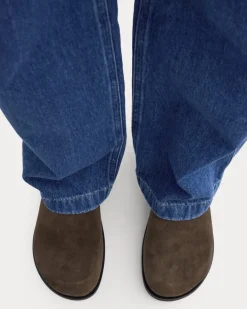 Suede Clog
