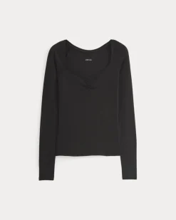Sweetheart-Neck Top in Butterluxe