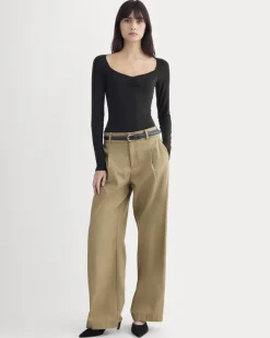 Sweetheart-Neck Top in Butterluxe
