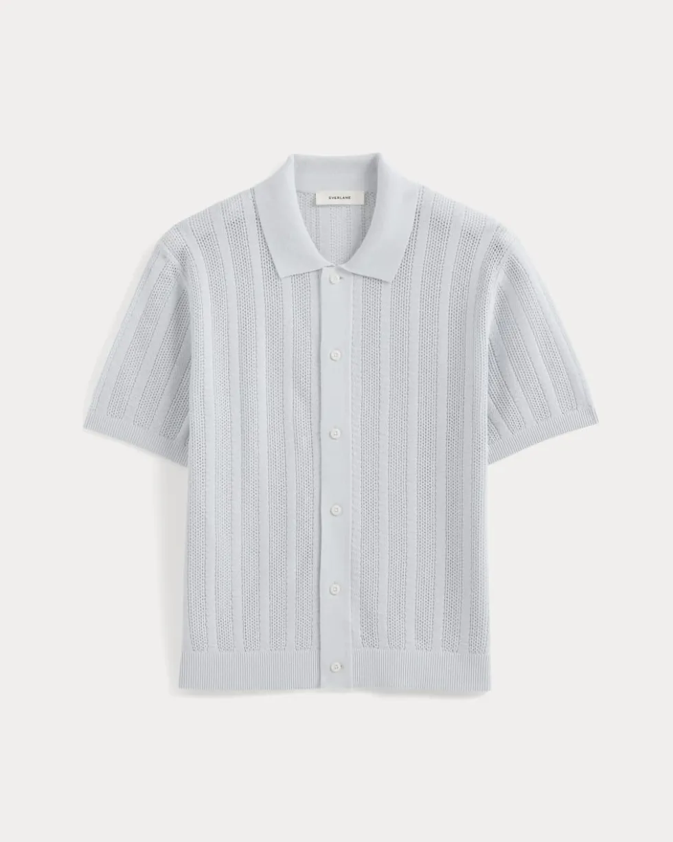 Textured Knit Resort Shirt