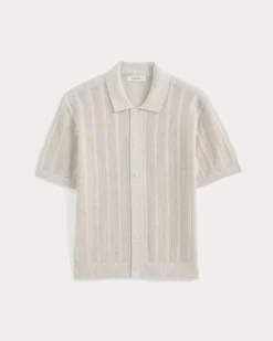 Textured Knit Resort Shirt