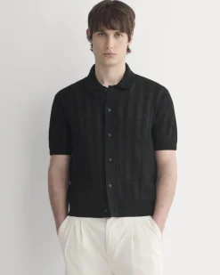 Textured Knit Resort Shirt