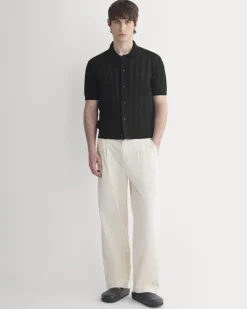 Textured Knit Resort Shirt