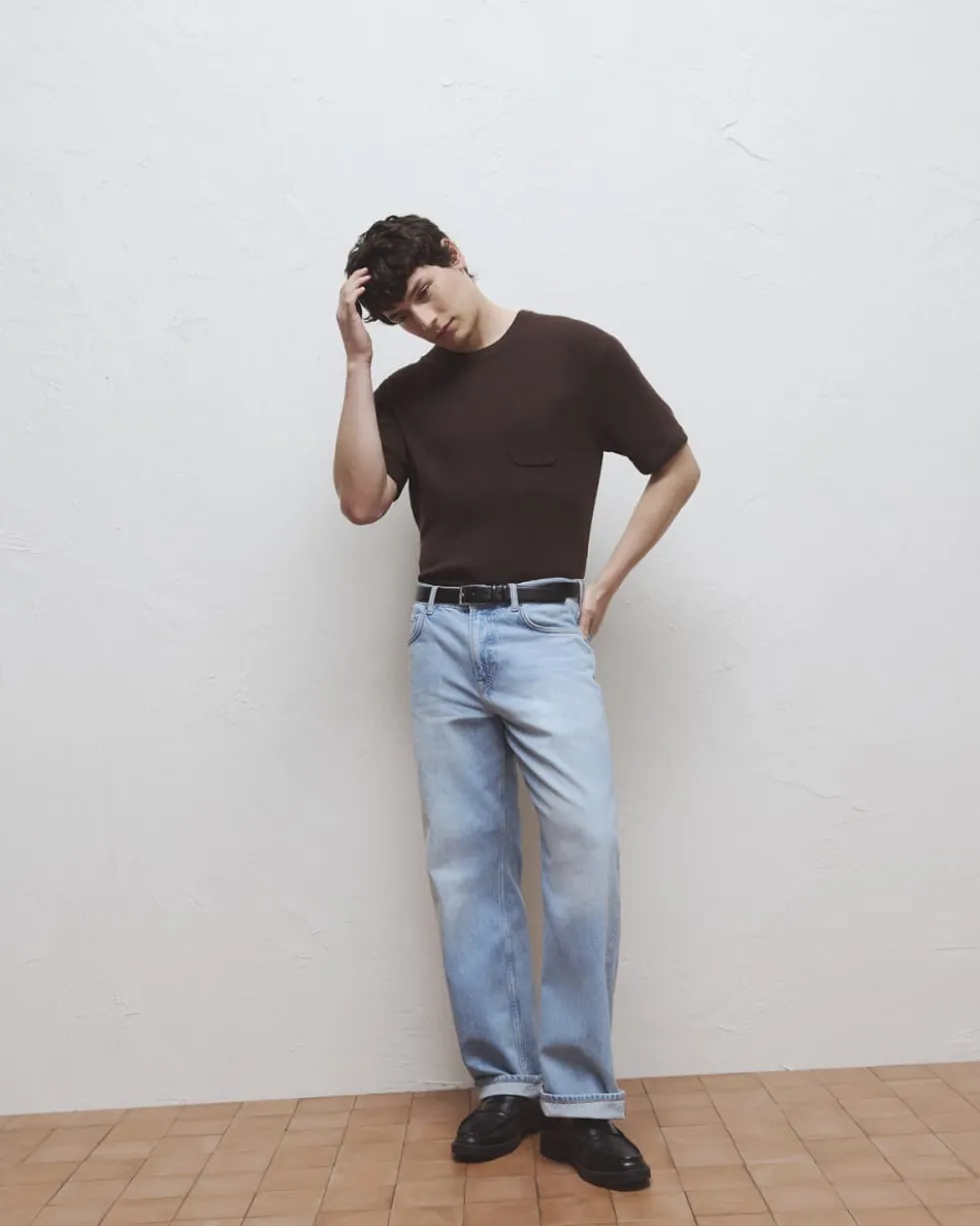 Textured Knit Tee