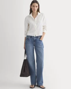 Textured Mini Collar Shirt