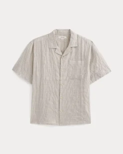 Textured Voile Resort Shirt