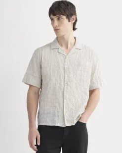 Textured Voile Resort Shirt