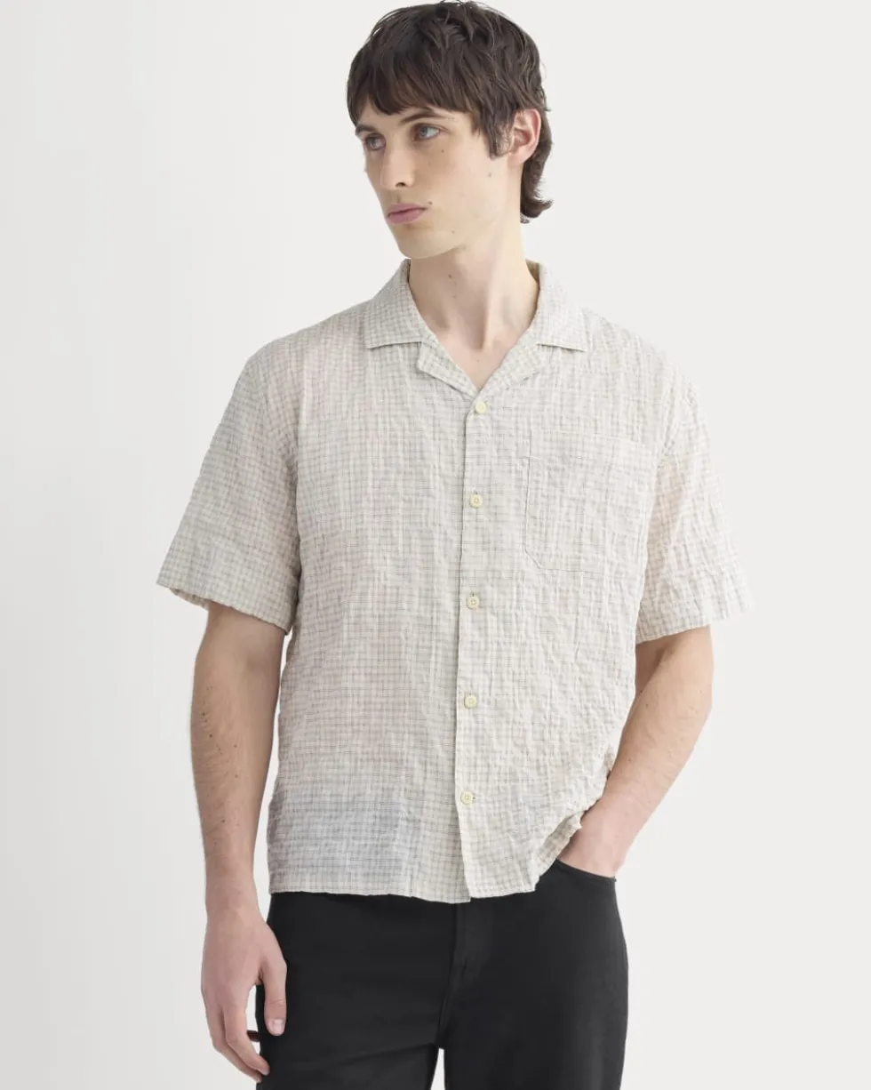Textured Voile Resort Shirt
