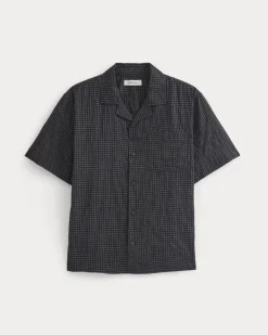 Textured Voile Resort Shirt