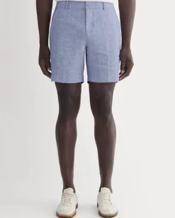 The 7" Linen Trouser Short