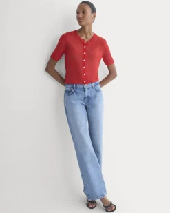 The Air Alpaca™ Short-Sleeve Cardigan
