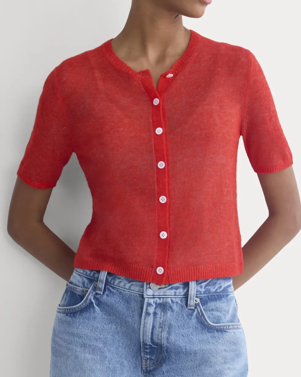 The Air Alpaca™ Short-Sleeve Cardigan