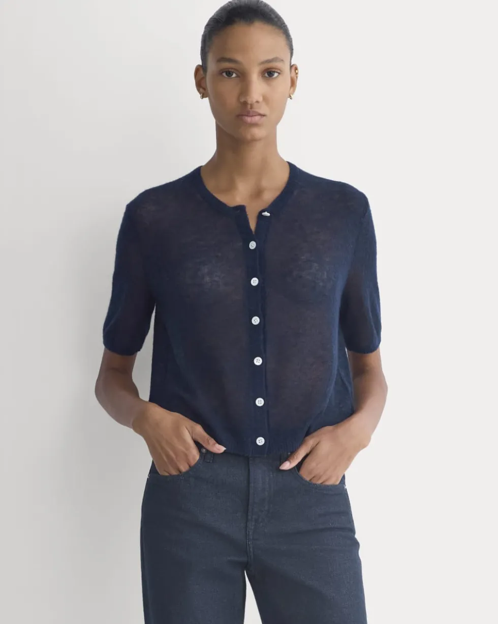 The Air Alpaca™ Short-Sleeve Cardigan