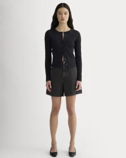 The A-Line Denim Short