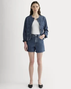 The A-Line Denim Short