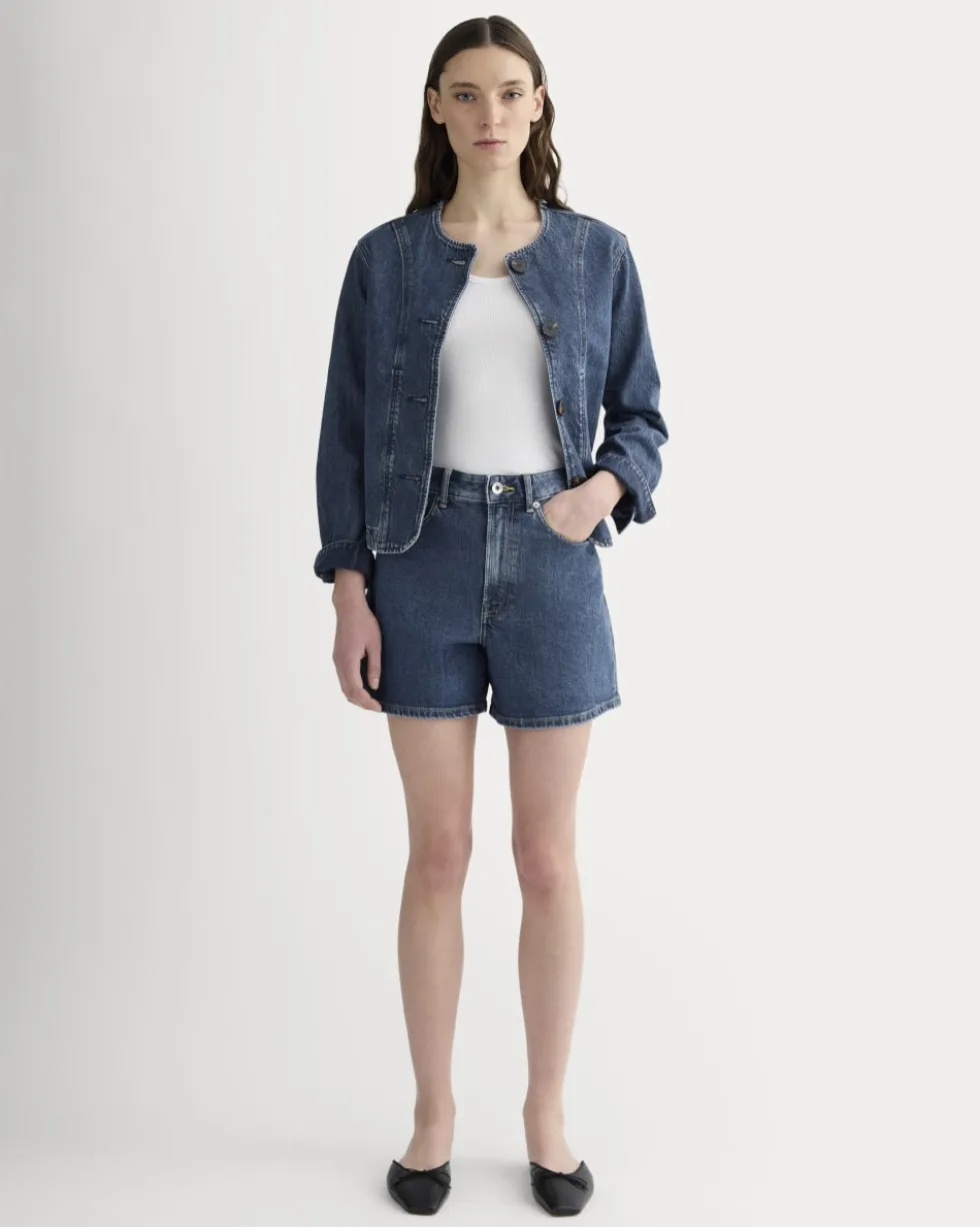 The A-Line Denim Short