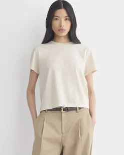 The Box-Cut Tee in Essential Cotton