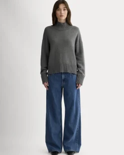 The Boxy Turtleneck in Everyday Cotton