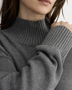 The Boxy Turtleneck in Everyday Cotton