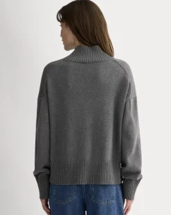The Boxy Turtleneck in Everyday Cotton