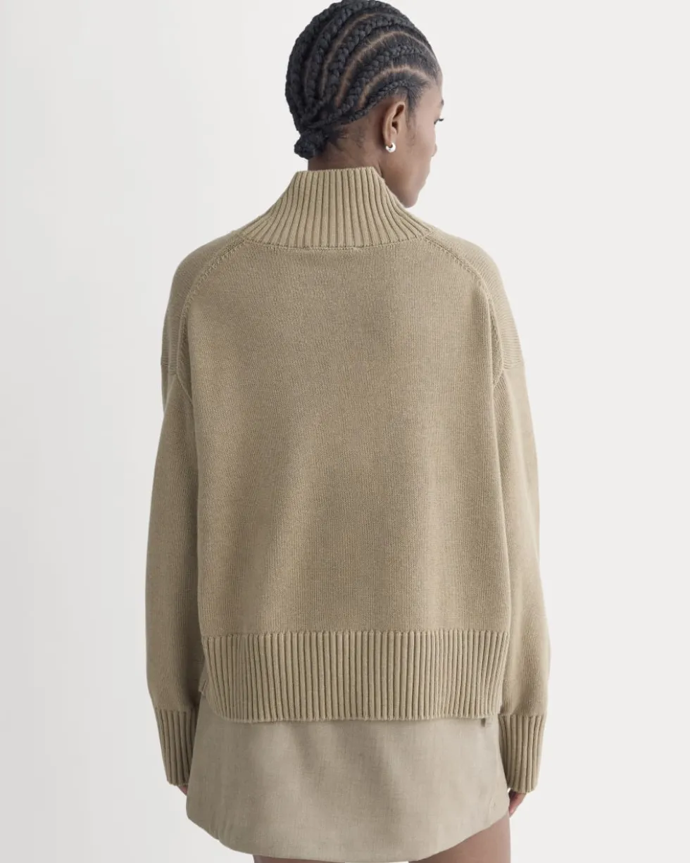 The Boxy Turtleneck in Everyday Cotton