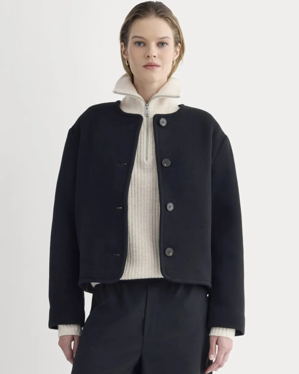 The Cocoon Coat in Wool