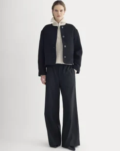 The Cocoon Coat in Wool